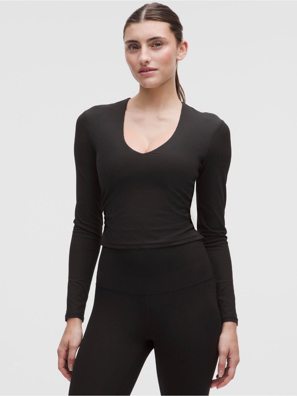 Black Lulu align long sleeve